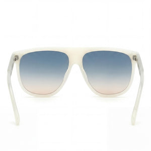 Isabel Marant IM 0009/S Oval Sunglasses Unisex — side view, Non-Polarized Blue Shaded lens