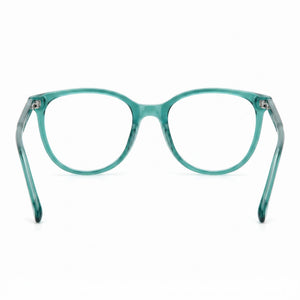 Isabel Marant Im 0023 Rectangle Eyeglasses Unisex — side view, Green Acetate temples