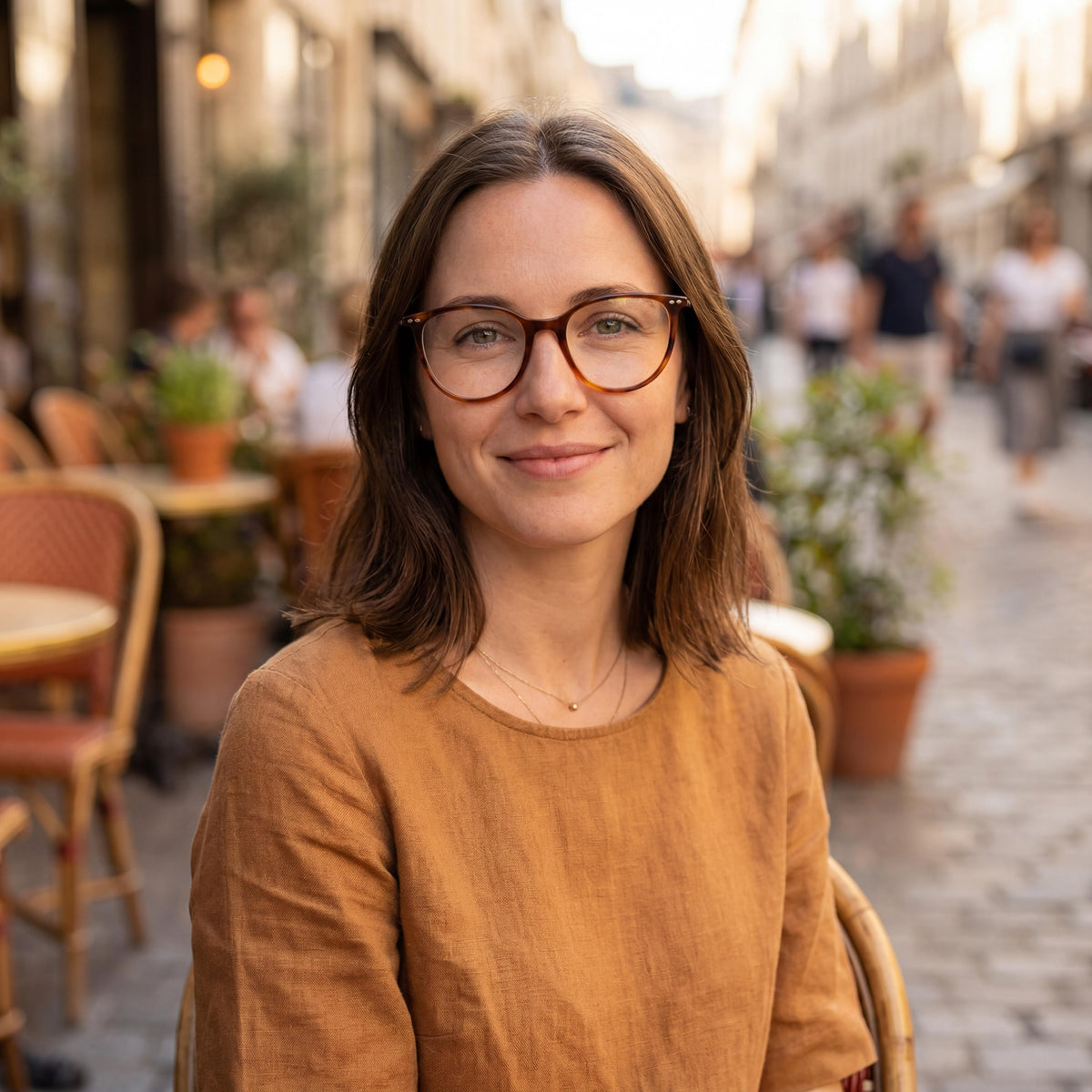 Isabel Marant IM 0023 Havana Oval Eyeglasses Unisex, Acetate 51mm, Photo 5