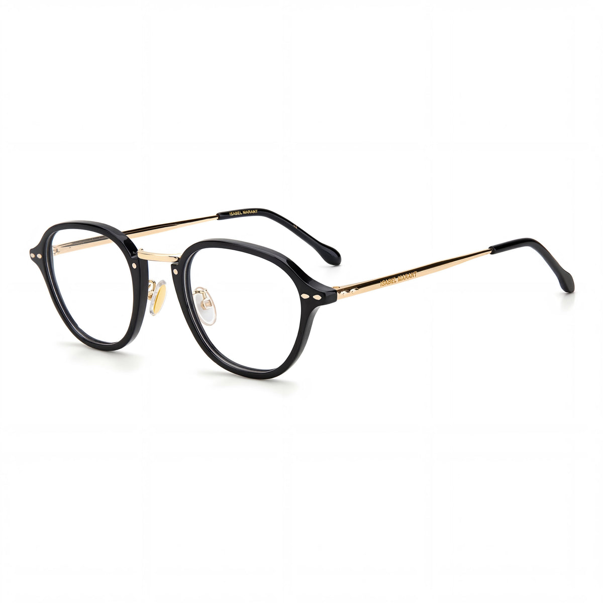 Isabel Marant Im 0034 Black Round Eyeglasses for Women, Polyamide 49mm, Photo 1