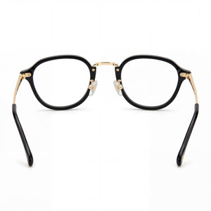 Isabel Marant Im 0034 Round Eyeglasses Women — side view, Black Polyamide temples