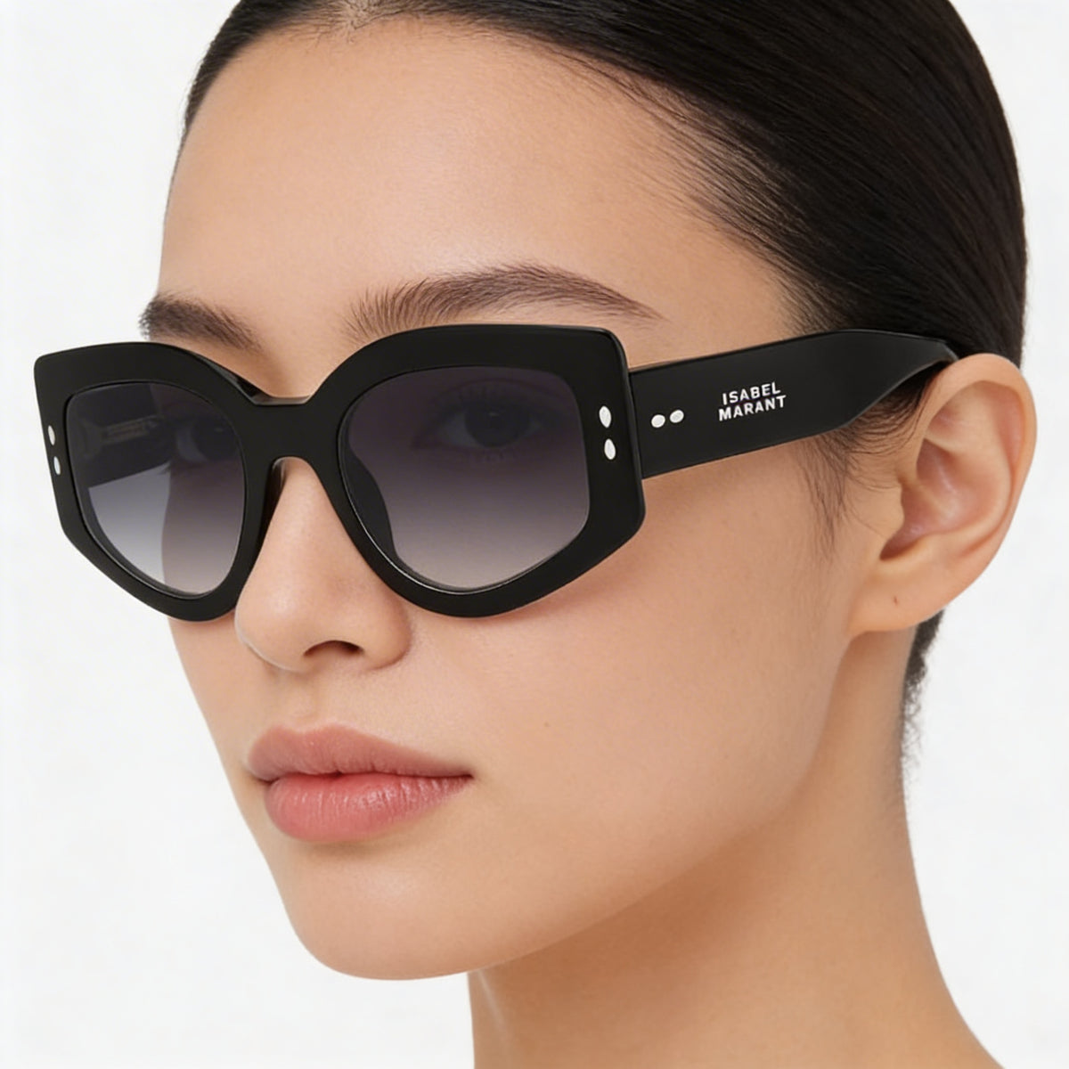 Gafas de sol rectangulares grises para mujer Isabel Marant IM 0156/S, 54mm, Photo 4