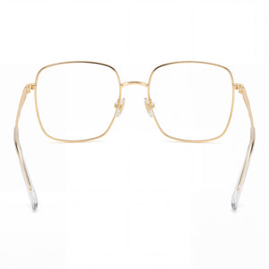 Isabel Marant Im0029 Square Eyeglasses Unisex — side view, Rose Gold Metal temples