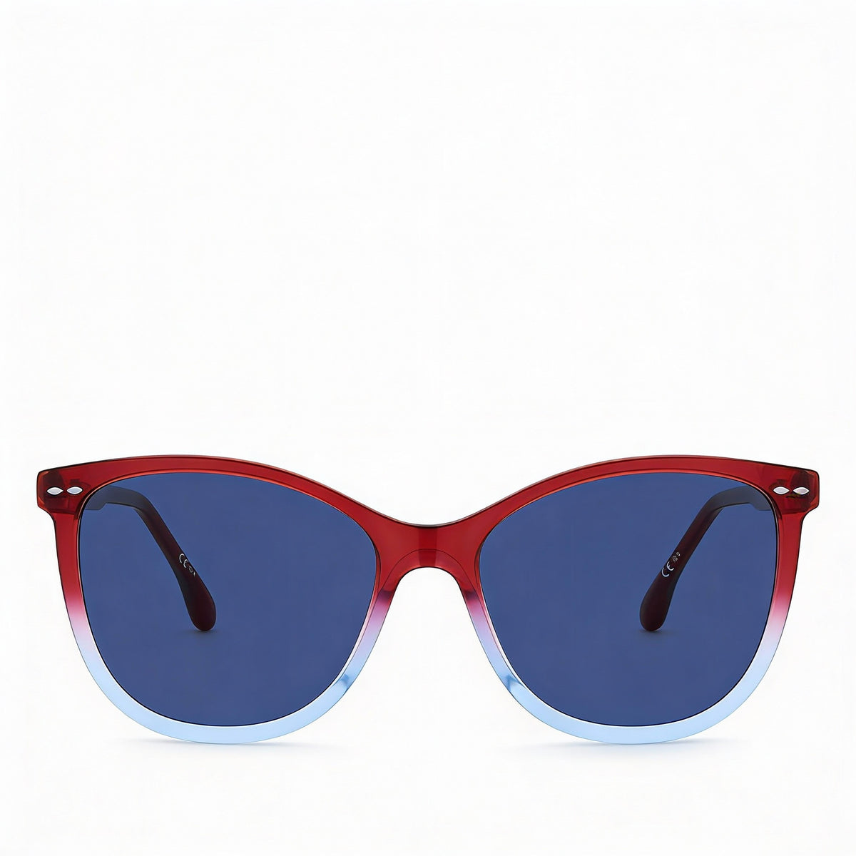 Gafas de sol Isabel Marant Im0078s de mariposa rojas y azules para mujer, 57 mm, Photo 2