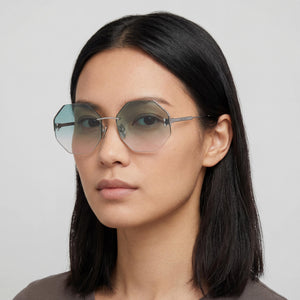 Isabel Marant Im0080s Round Sunglasses for Women — interior view, Non-Polarized lens detail