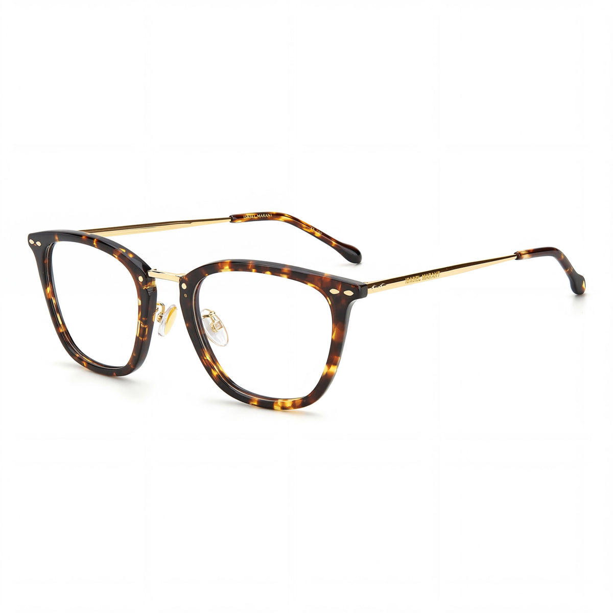 Lentes de Sol Rectangulares Isabel Marant Modern Havana Gold Unisex, 50mm, Photo 1