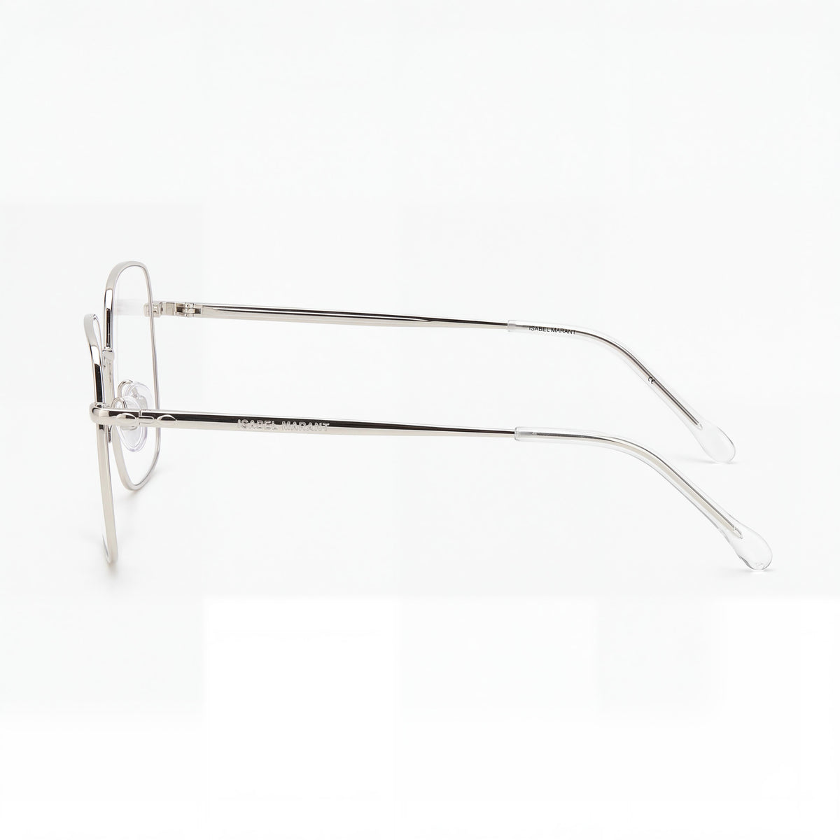 Isabel Marant Modern Silver Rectangle Eyeglasses Unisex, 55mm, Photo 3