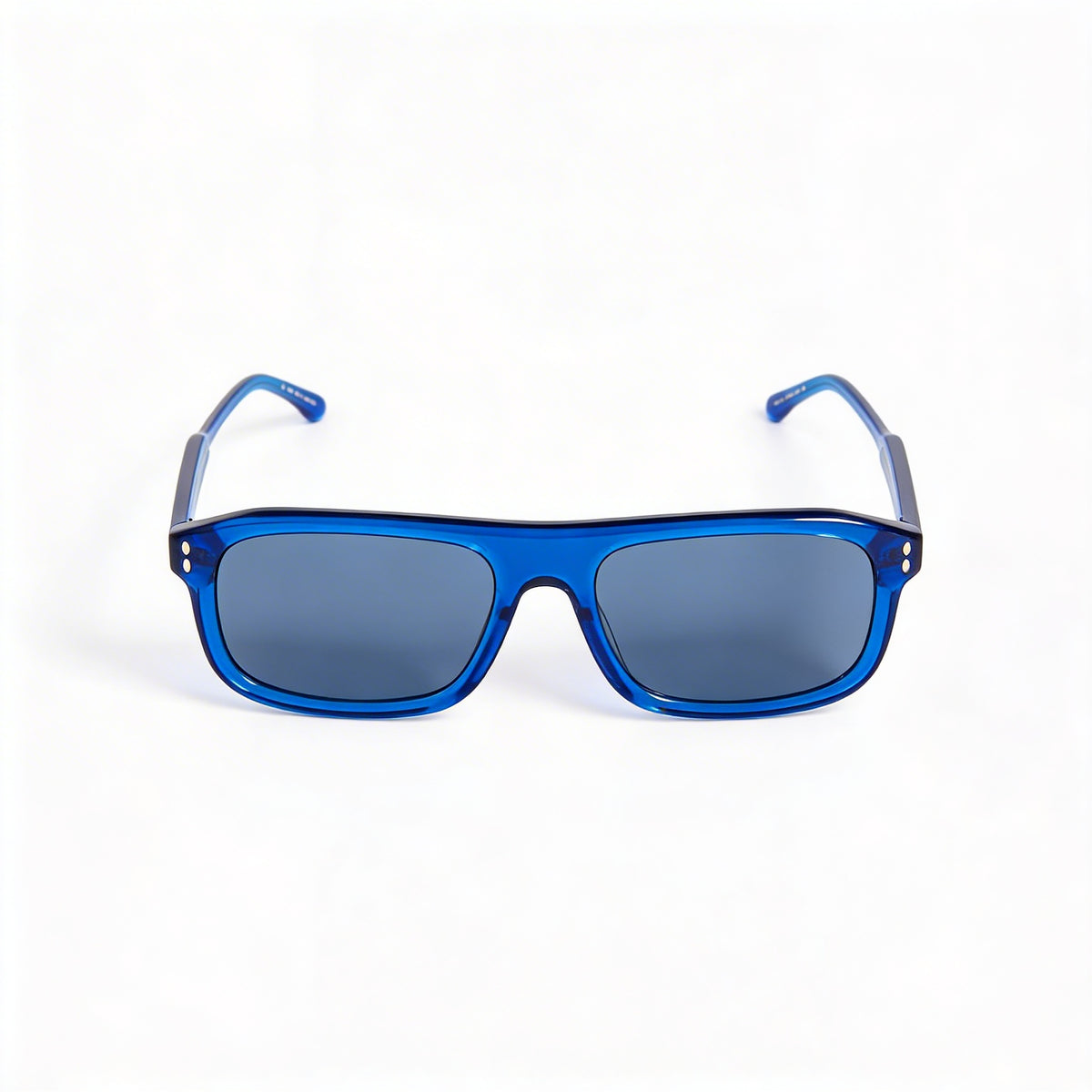 Gafas de sol Isabel Marant Thin Fancy de acetato unisex con montura de plástico azul y protección UV, 56 mm, Photo 2