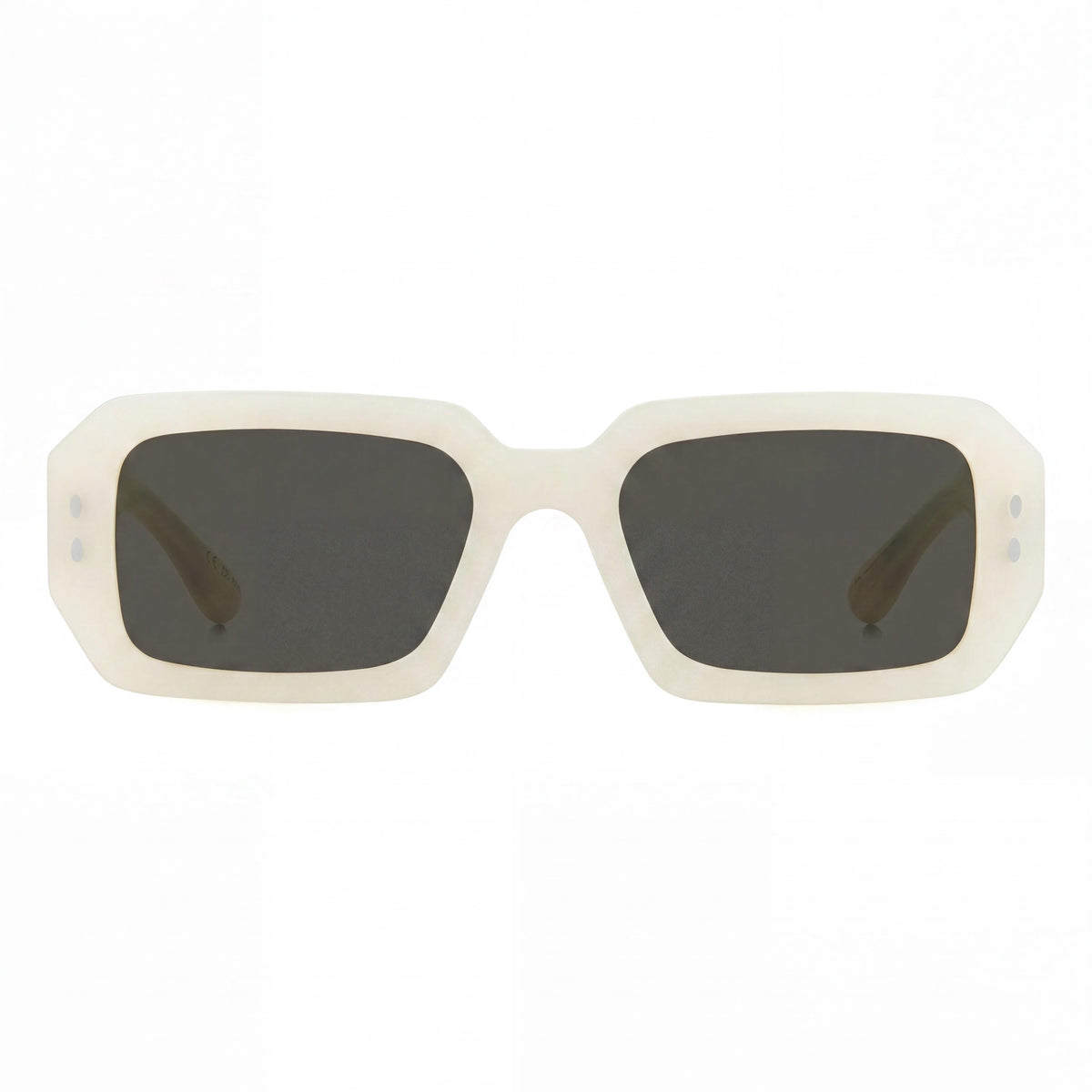 Isabel Marant Pearled White/Grey Rectangle Sunglasses for Women, 53mm, Photo 2