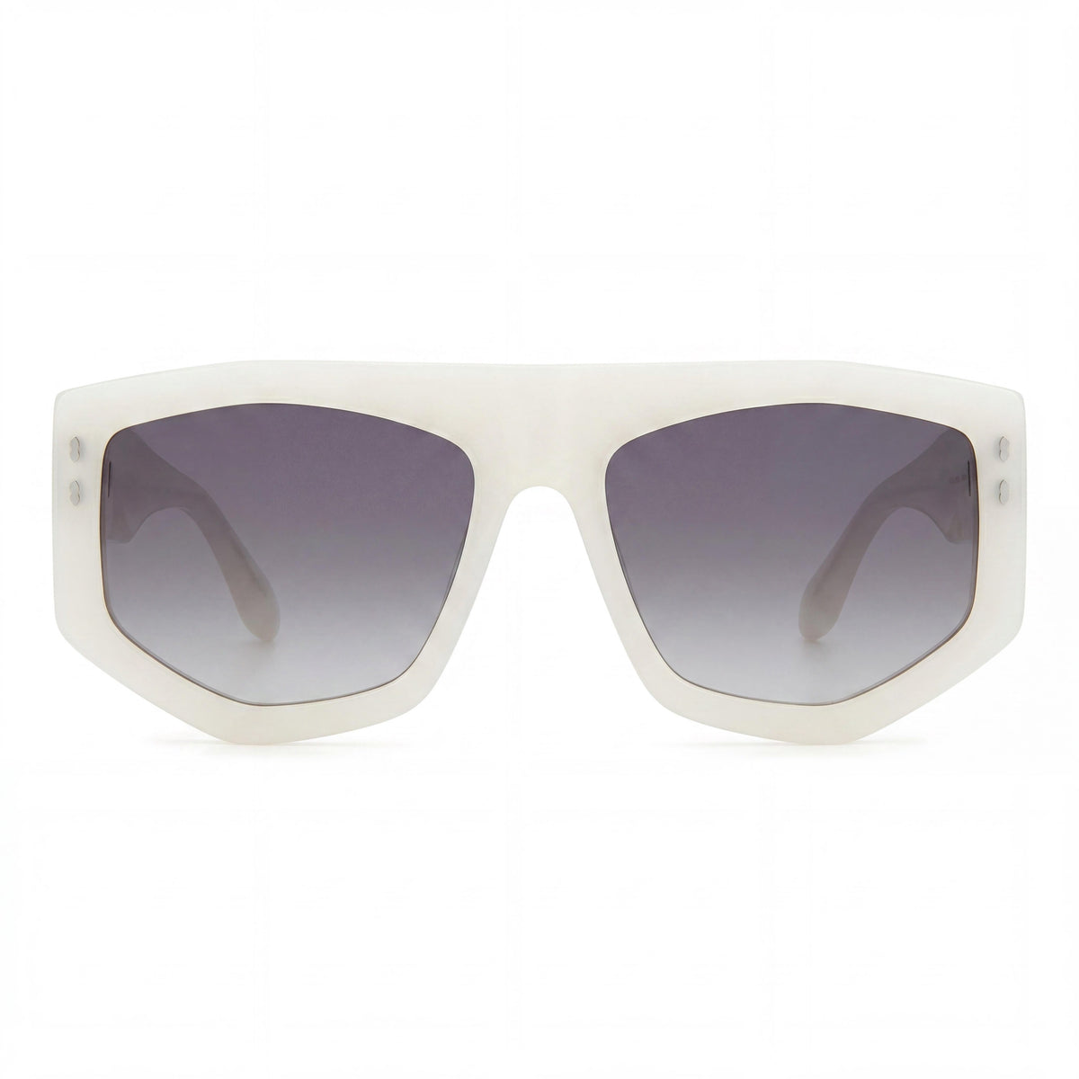 Gafas de sol tipo pantalla con perlas en blanco de Isabel Marant para mujer, 56 mm, Photo 2