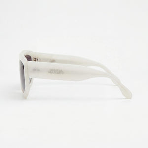 Isabel Marant Shield Sunglasses Women — side view, Non-Polarized Gray lens