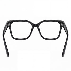Jimmy Choo 0JC3006U Rectangle Eyeglasses Unisex — side view, Black Gold temples