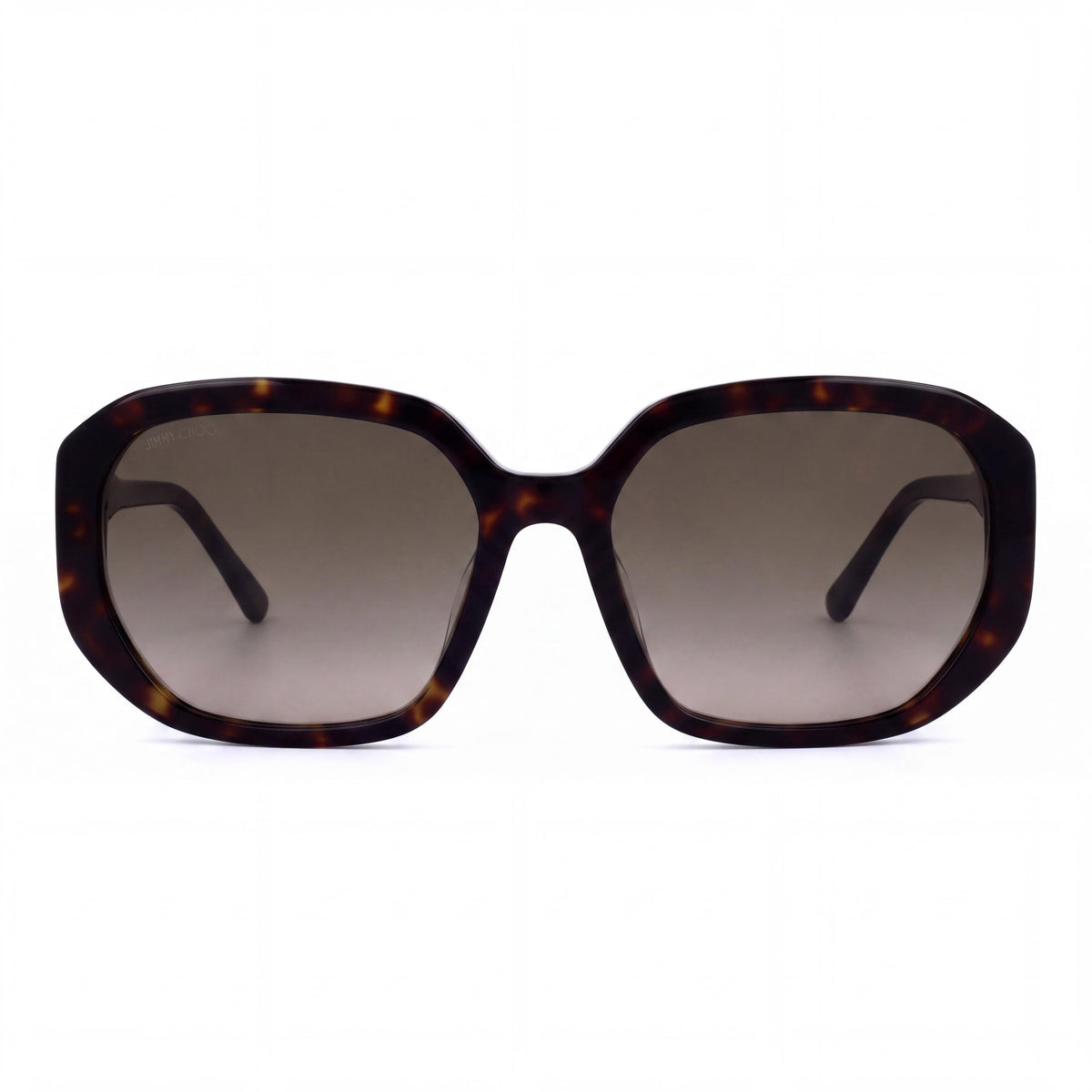 Gafas de sol ovaladas para mujer Jimmy Choo 204239 en marrón degradado, 57 mm, Photo 2