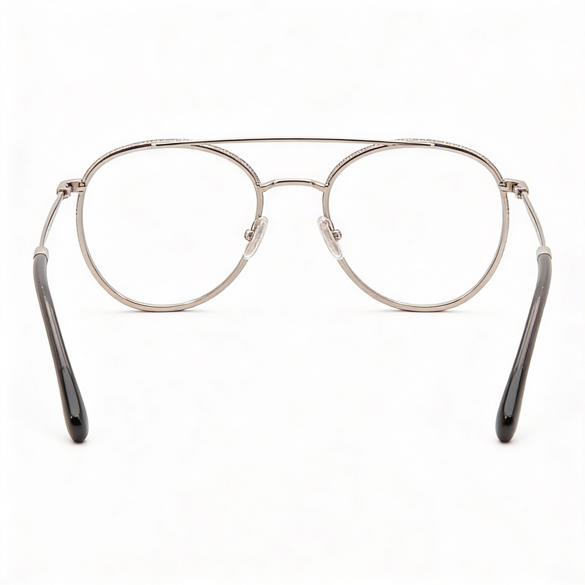 Jimmy Choo 230 Silver Round Eyeglasses Unisex, Stainless Steel, Photo 3