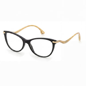 Jimmy Choo 258 Black Cat Eye Eyeglasses for Women, Acetate frame