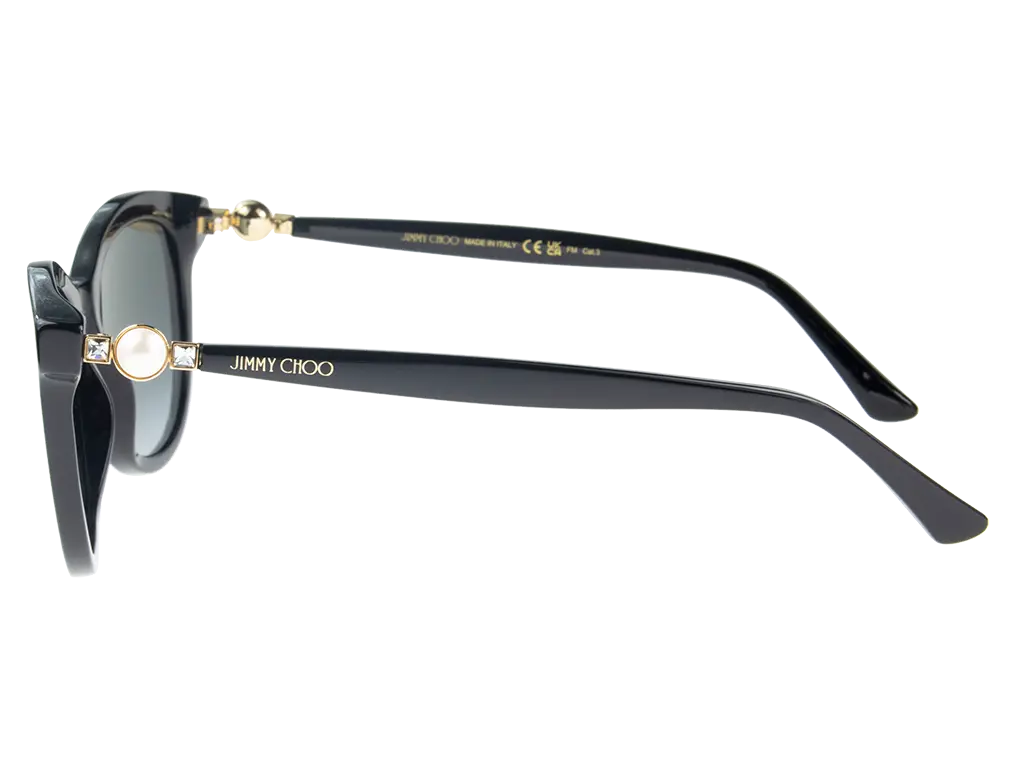 order Jimmy Choo Annabeth/S 807/9O Women's Black Cat-Eye Sunglasses