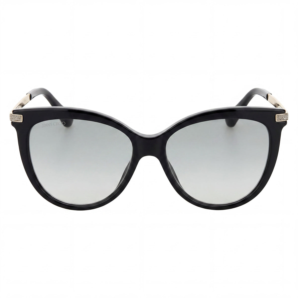 Jimmy Choo Axelle/G/S Black Cat Eye Sunglasses for Women, 56mm, Photo 2
