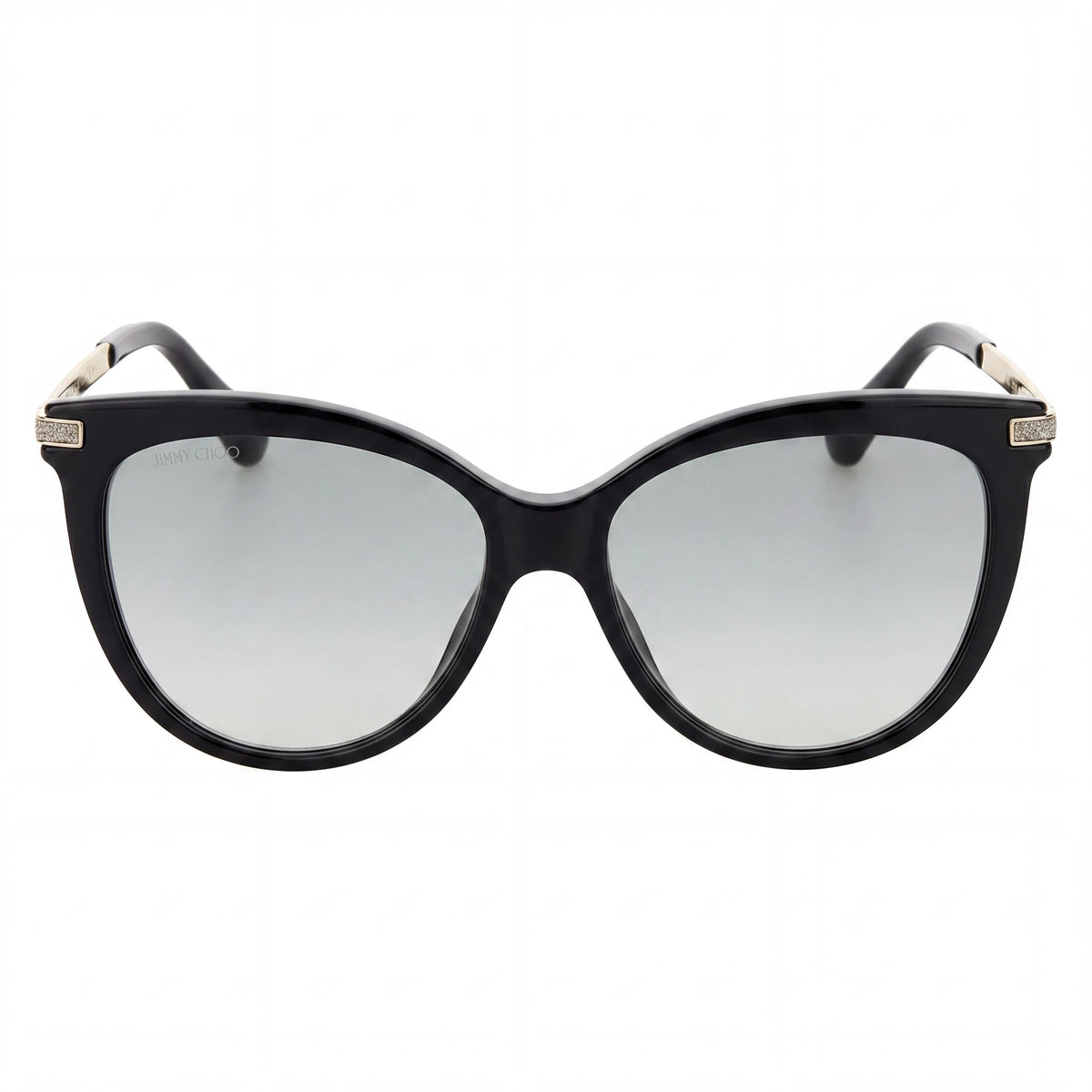 Gafas de sol Jimmy Choo Axelle/G/S estilo ojo de gato negras para mujer, 56 mm, Photo 2