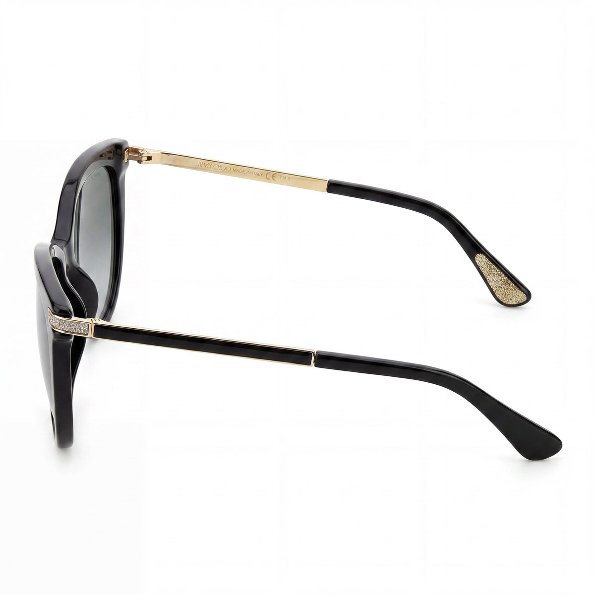 Gafas de sol Jimmy Choo Axelle/G/S estilo ojo de gato negras para mujer, 56 mm, Photo 3