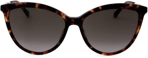 Jimmy Choo Belinda/S 086 Cat Eye Sunglasses for Women — front view, Acetate / Metal frame