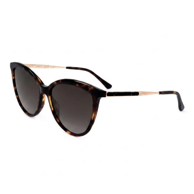 Jimmy Choo Belinda/S 086 Brown Cat Eye Sunglasses for Women, Brown lens