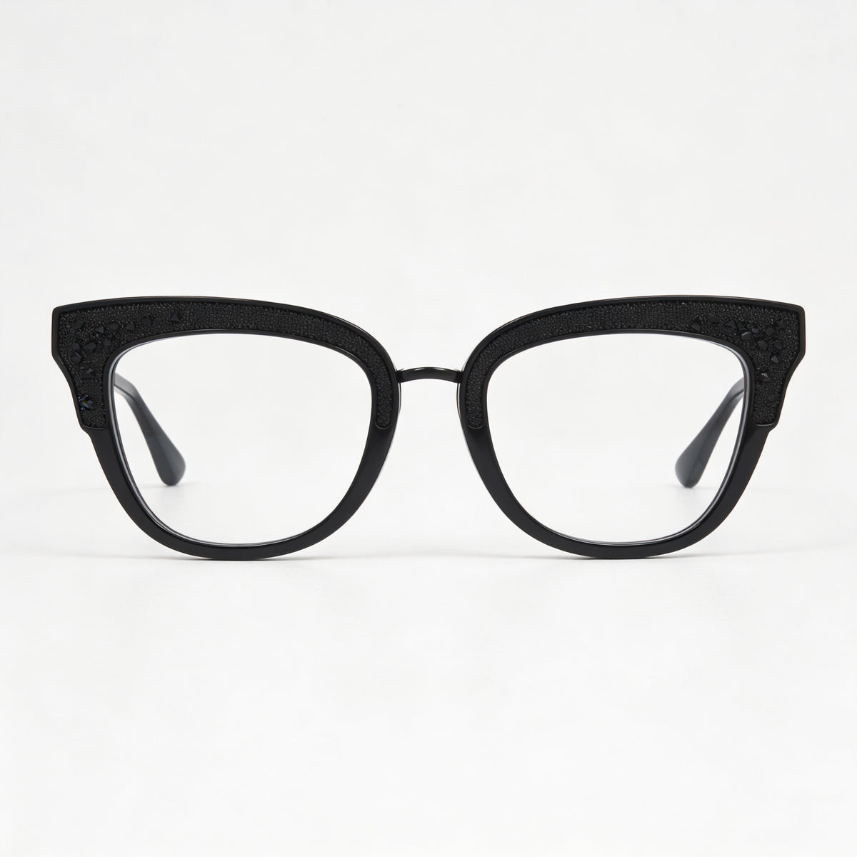 Jimmy Choo JC237 Black Cat Eye Eyeglasses for Women, Polyamide 49mm, Photo 2