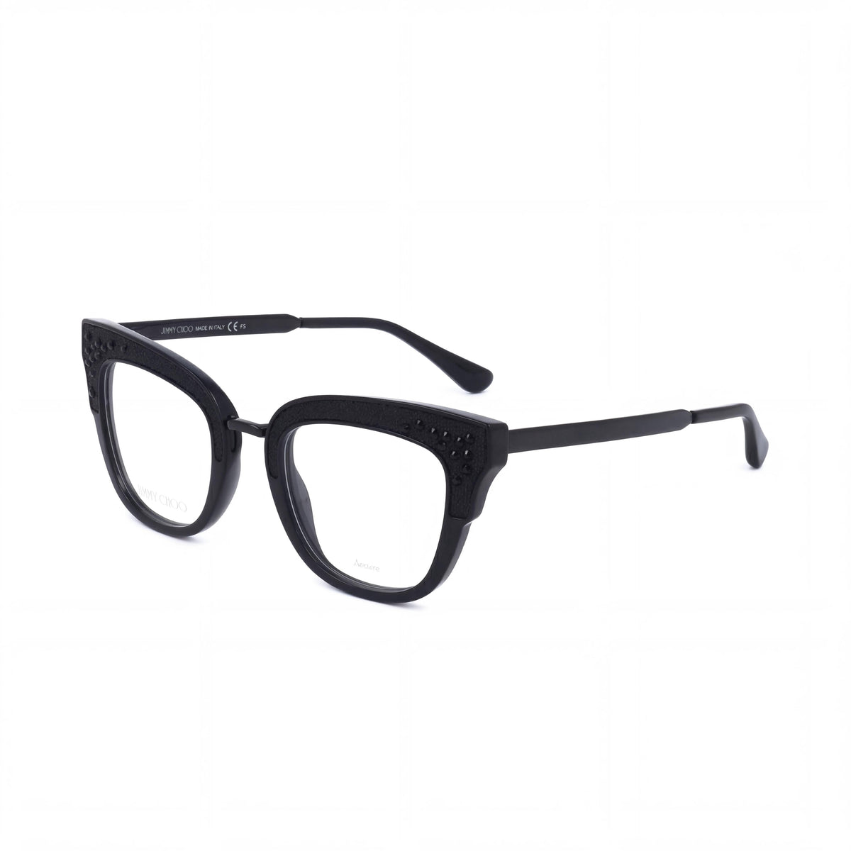 Jimmy Choo JC237 Black Cat Eye Eyeglasses for Women, Polyamide 49mm, Photo 1