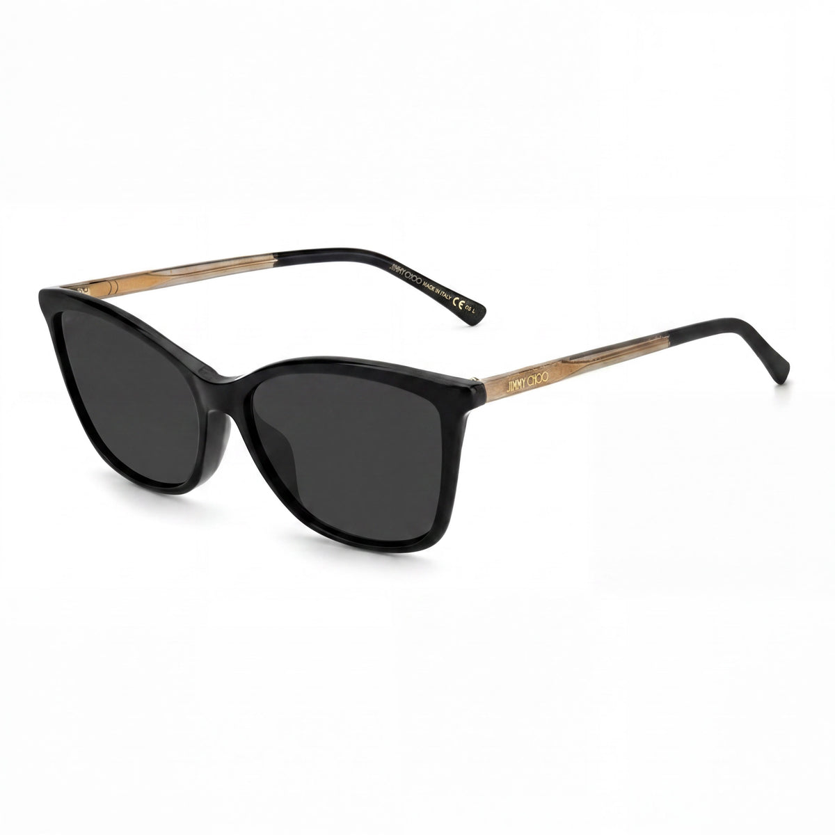 Jimmy Choo Black Cat Eye Sunglasses for Women, 56mm, Photo 1