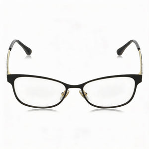 Jimmy Choo Rectangle Eyeglasses for Men — front view, Metal