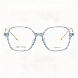 Jimmy Choo Square Eyeglasses for Women — front view, Acetate