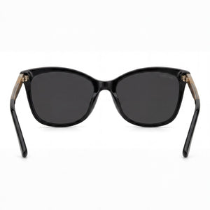 Jimmy Choo Casual Rectangle Sunglasses for Women — interior view, Non-Polarized lens detail