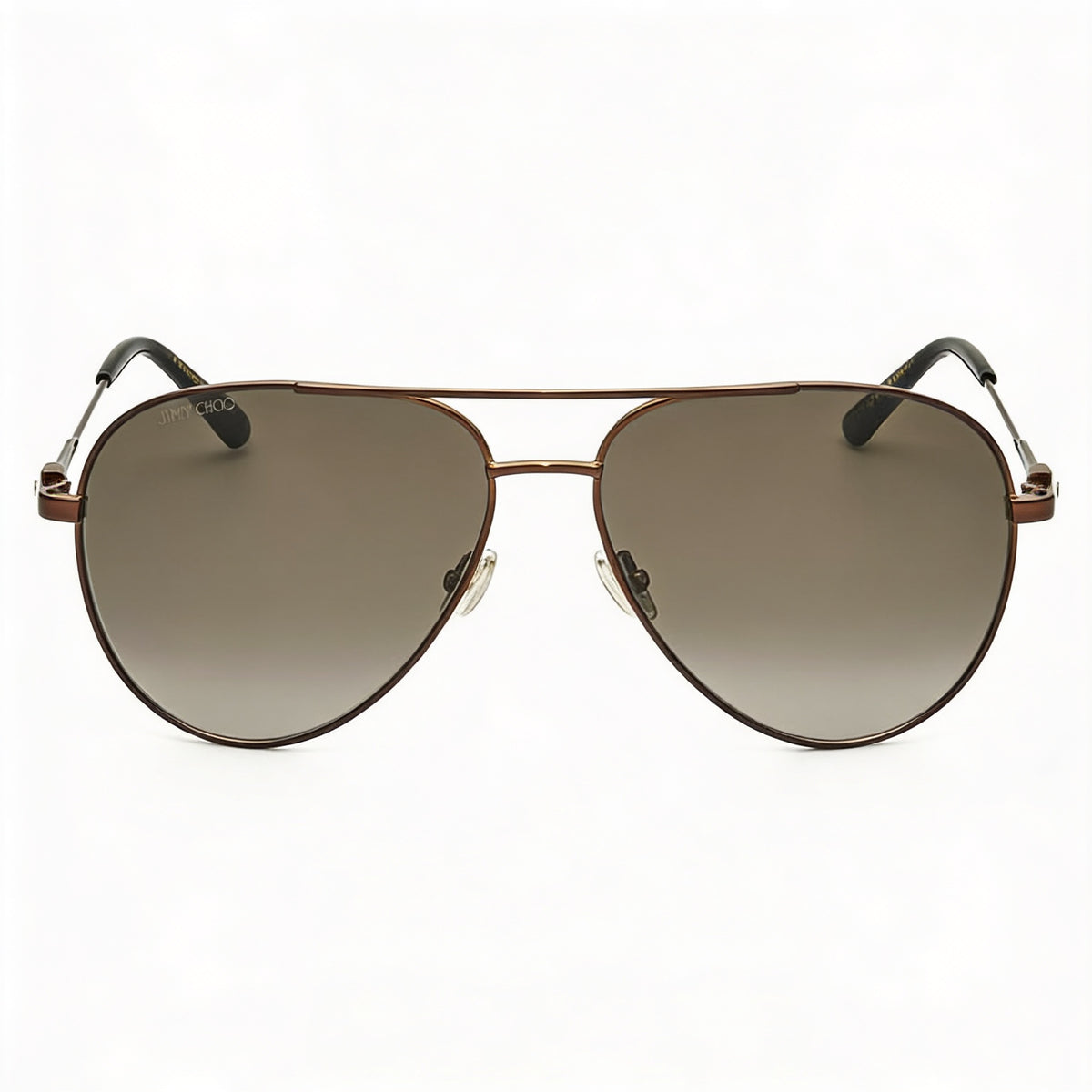 Gafas de sol Jimmy Choo clásicas de aviador marrones para mujer, 60 mm, Photo 2