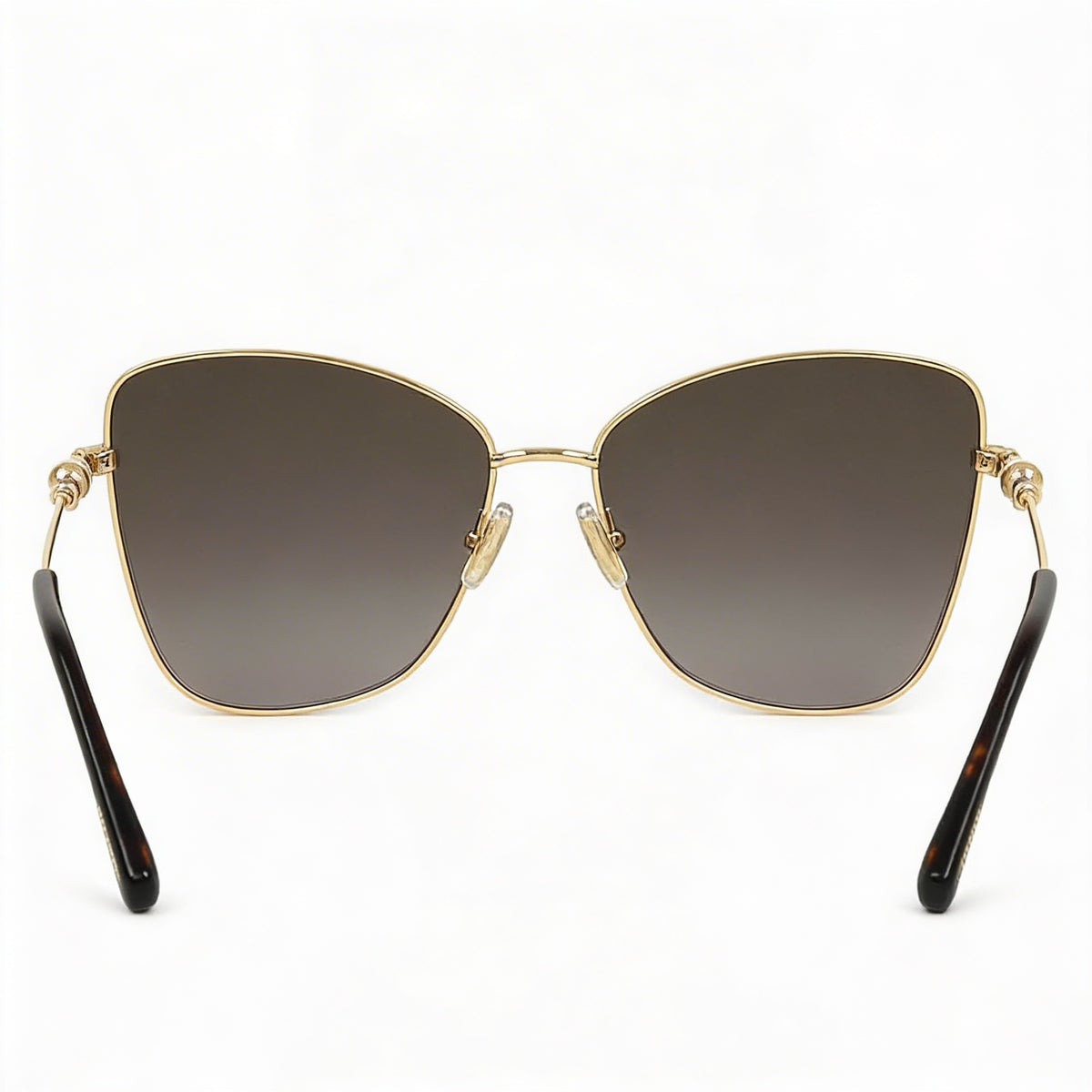 Jimmy Choo Classic Rose Gold Cat Eye Sunglasses for Women, Photo 3