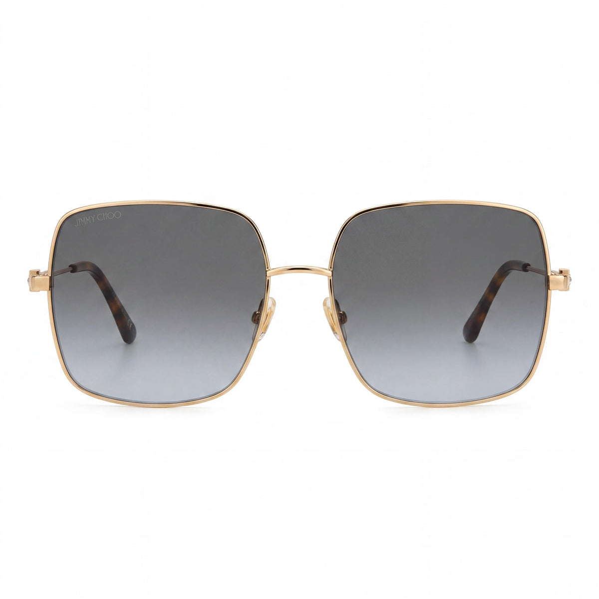 Jimmy Choo Rose Gold Rectangle Sunglasses for Women, 58mm, Photo 2
