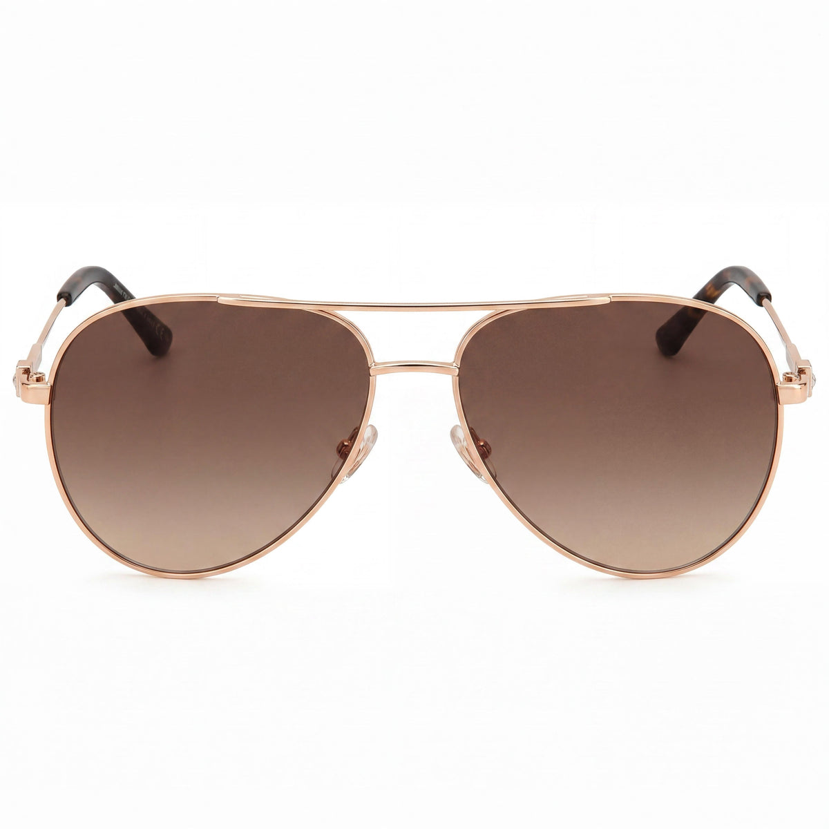 Jimmy Choo Classic Gold Rectangle Sunglasses for Women, 60mm, Photo 2