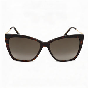 Jimmy Choo Classic Square Sunglasses for Women — front view, Acetate frame