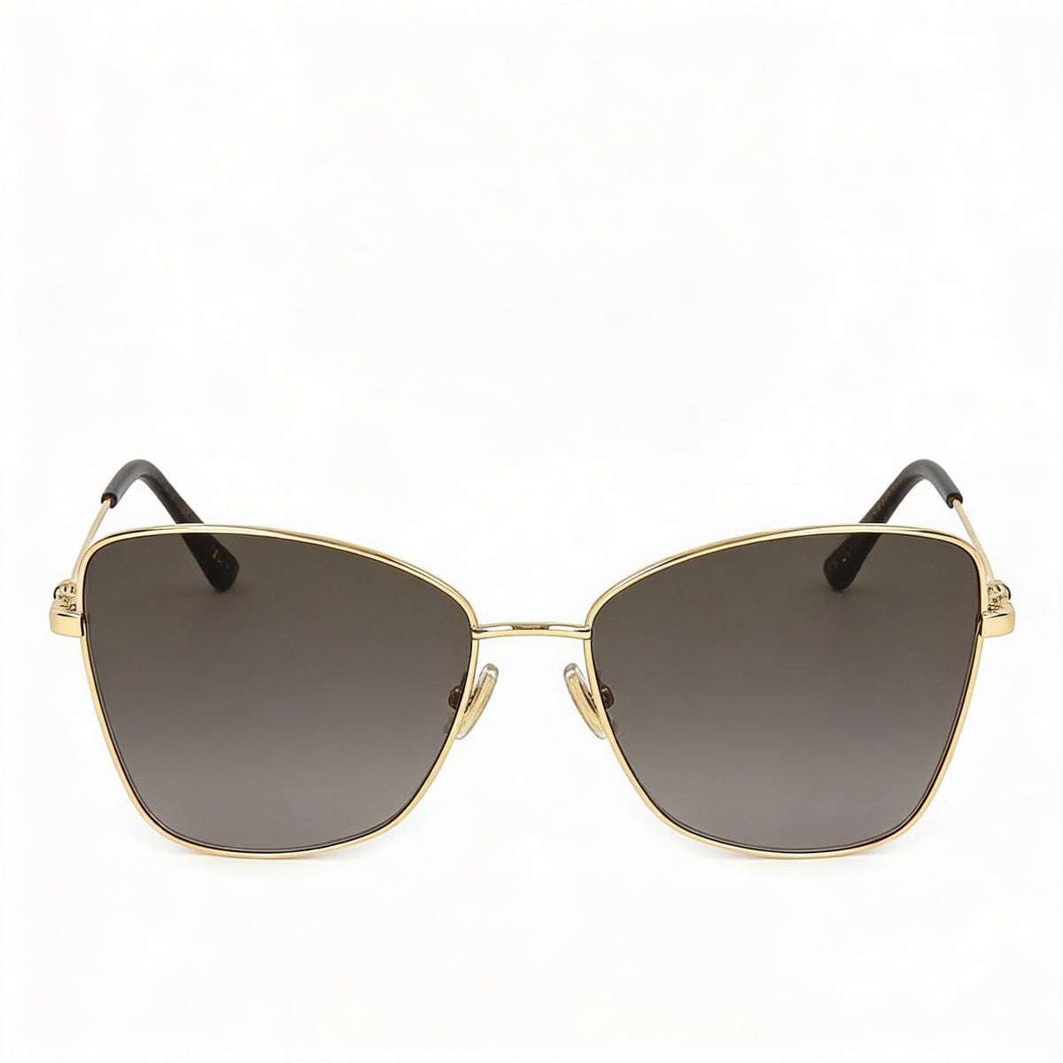 Jimmy Choo Classic Rose Gold Aviator Sunglasses for Women, Photo 2