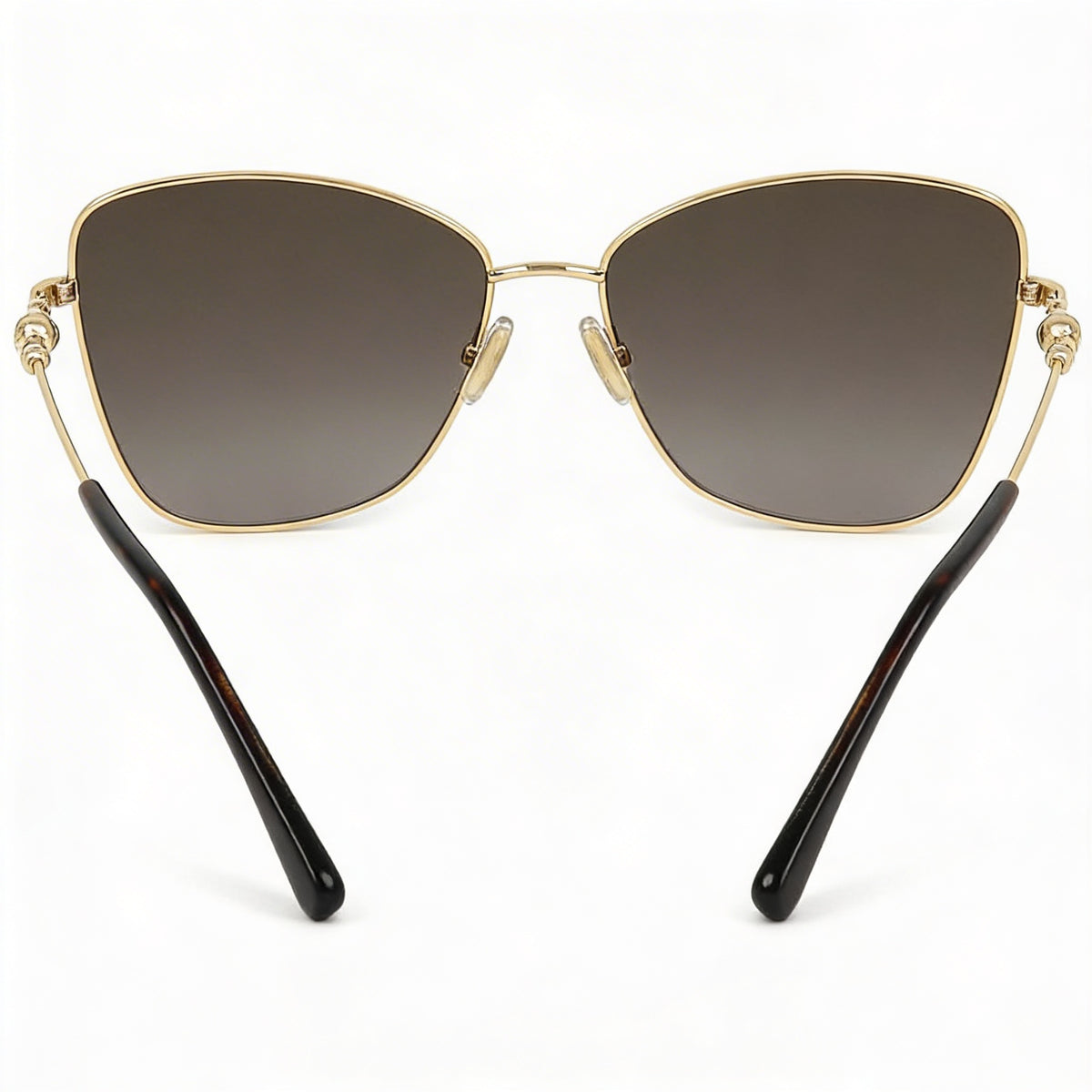 Jimmy Choo Classic Rose Gold Aviator Sunglasses for Women, Photo 4