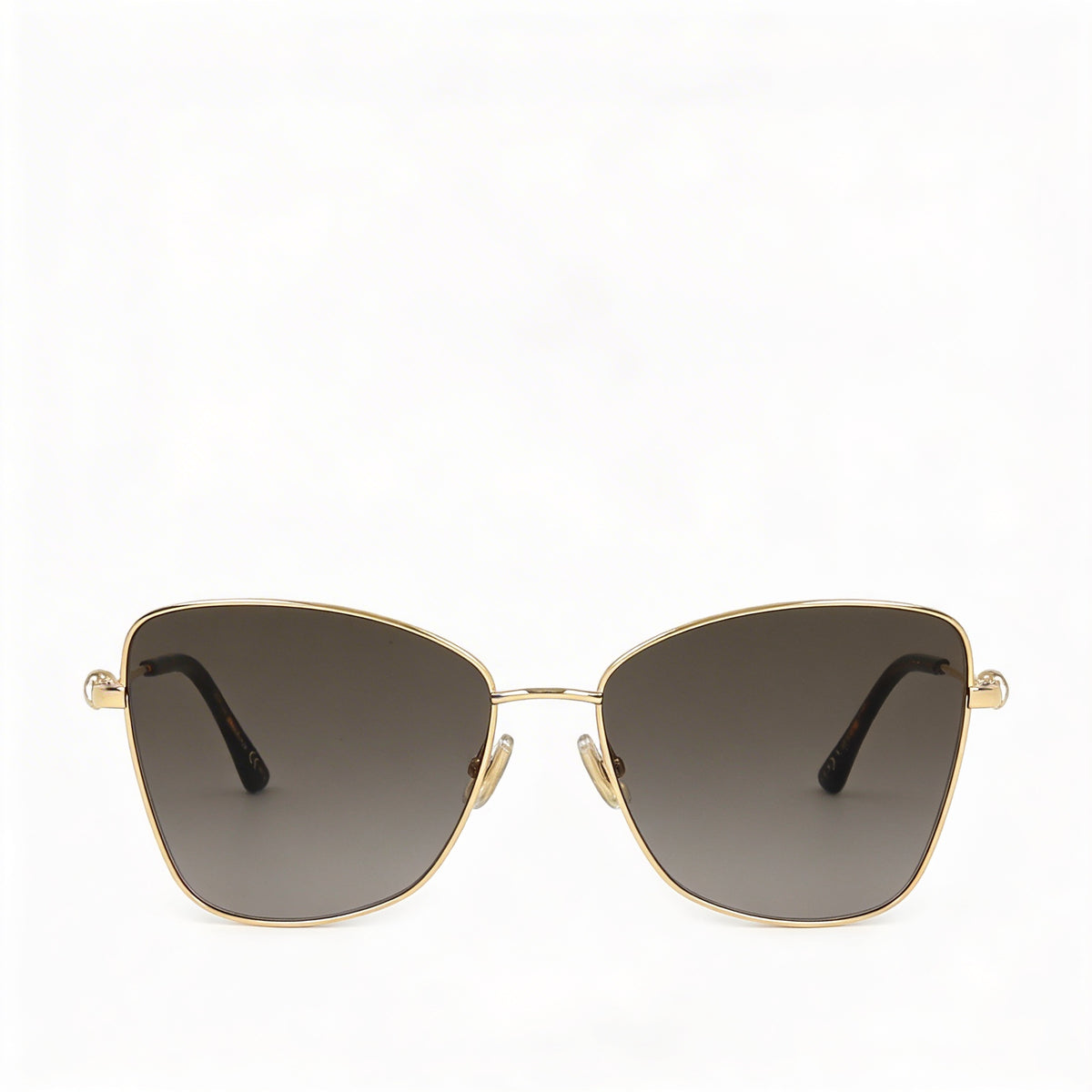 Jimmy Choo Classic Rose Gold Aviator Sunglasses for Women, Photo 3