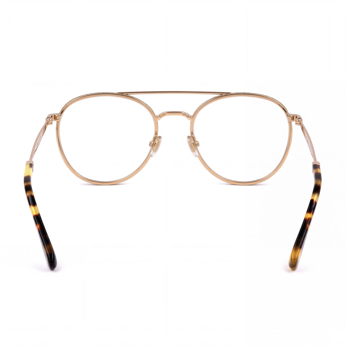 Jimmy Choo Gold Round Eyeglasses for Women, Stainless Steel 51mm, Photo 4
