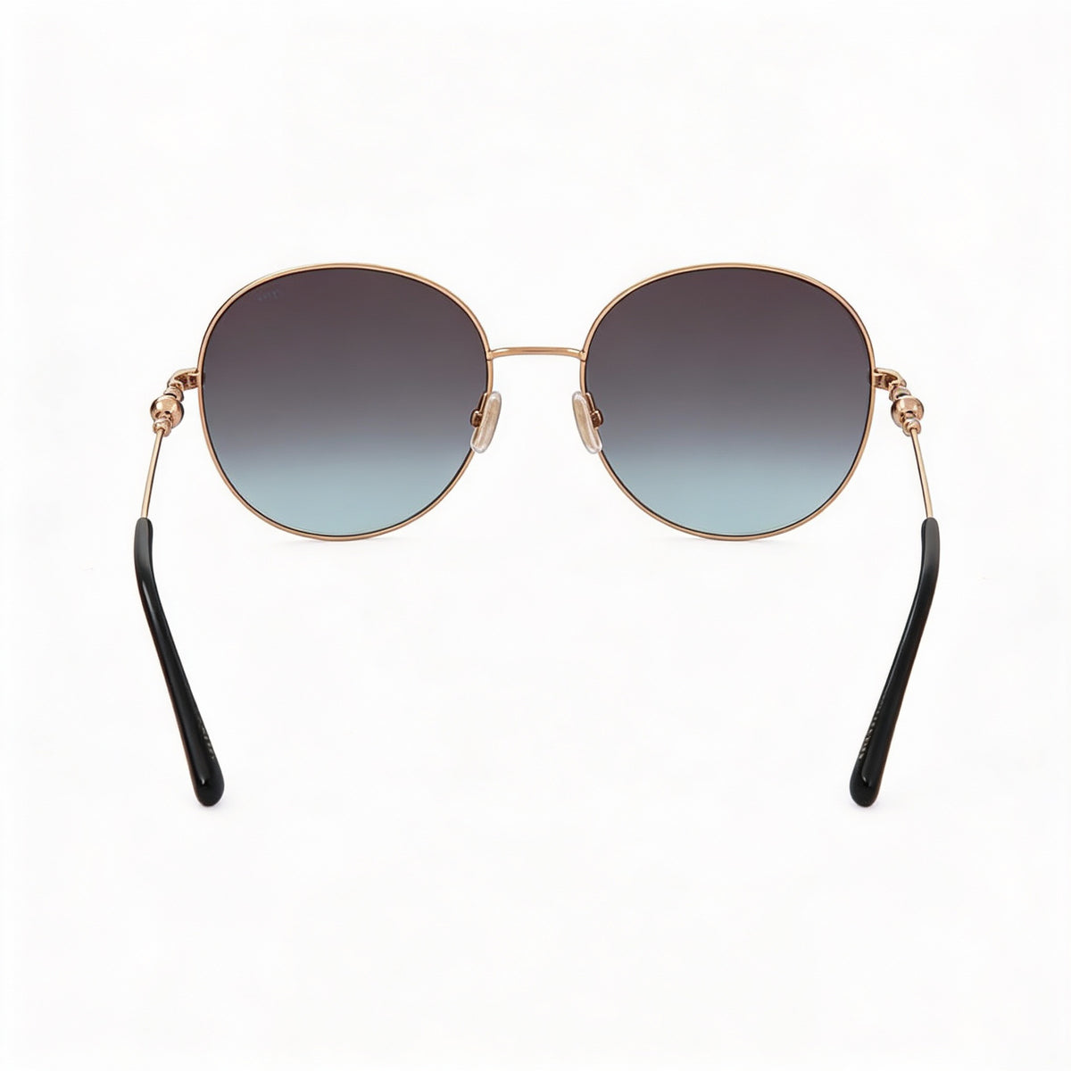 Jimmy Choo Gold Green Round Sunglasses for Women, 60mm, Photo 3