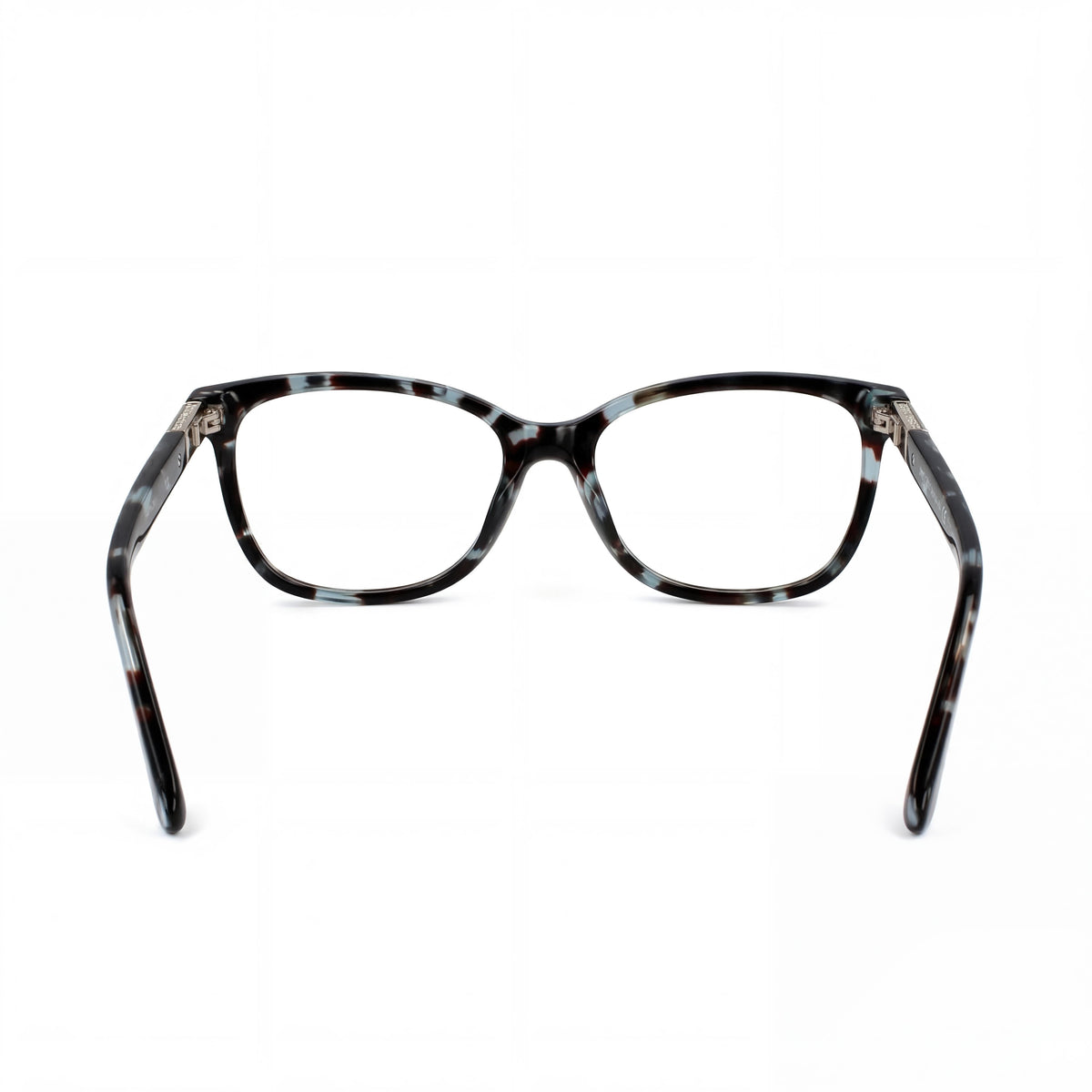 Jimmy Choo Azure Havana Rectangle Eyeglasses for Women, Acetate, Photo 2