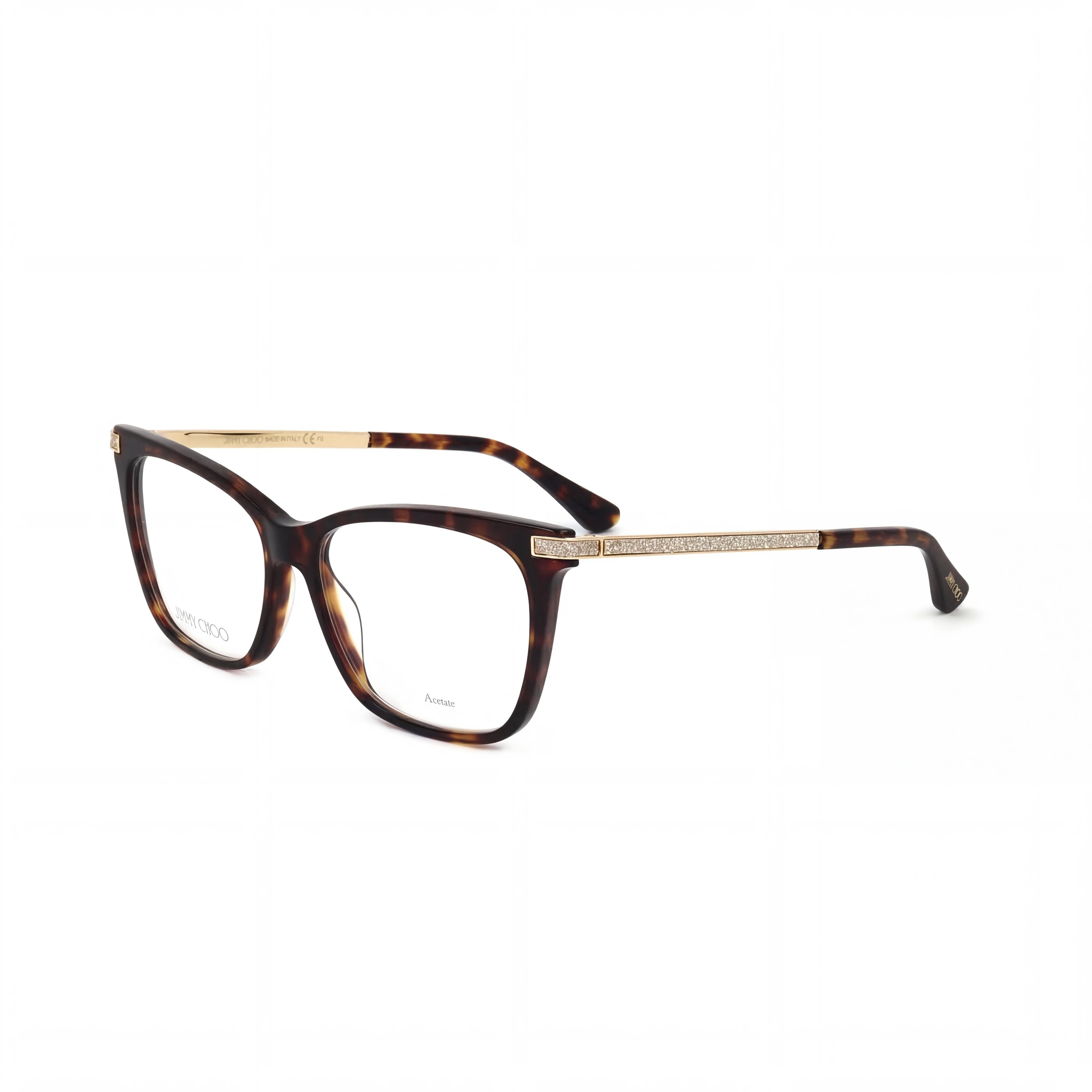 Gafas de sol rectangulares Jimmy Choo Havana para mujer, de acetato, Photo 1