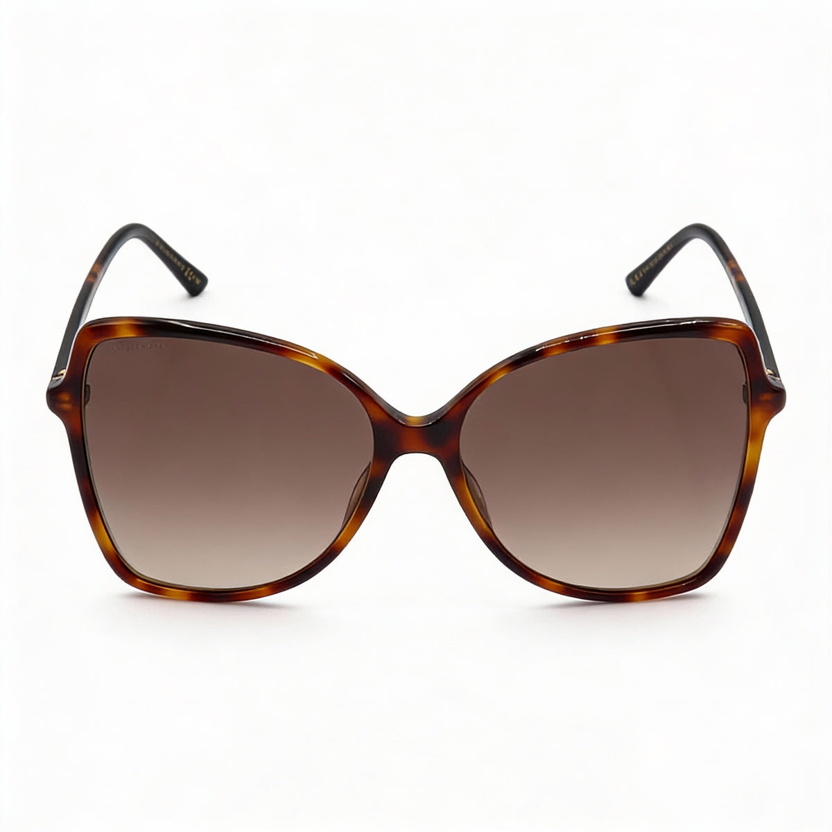 Gafas de sol cuadradas de plástico marrones Jimmy Choo Fede/S para mujer, Photo 2