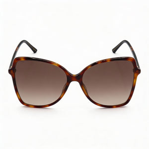 Jimmy Choo Square Sunglasses for Women — front view, Plastic frame