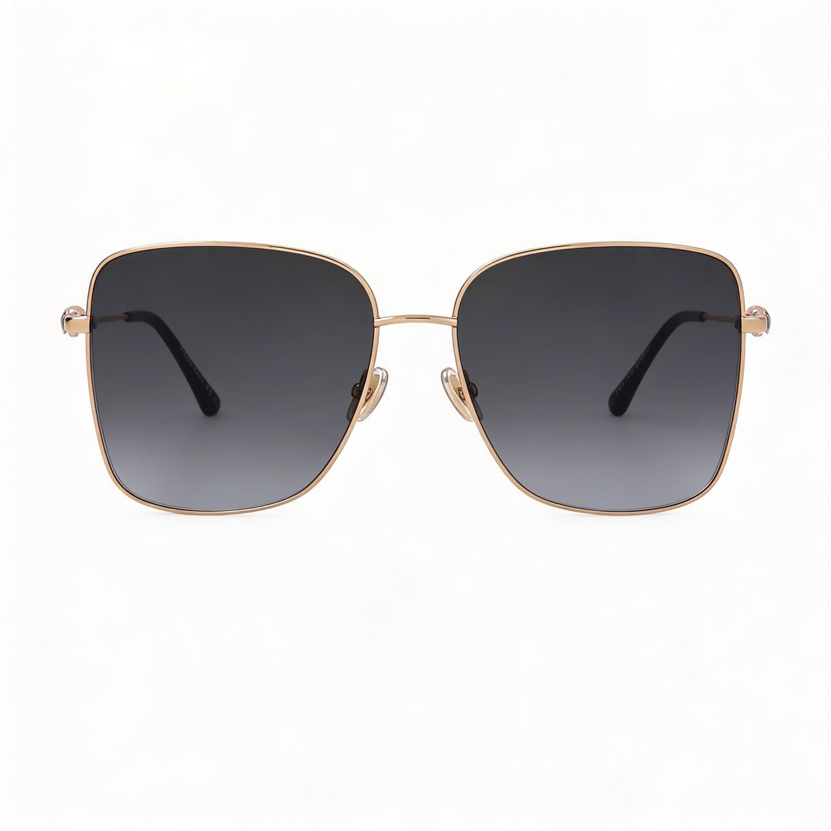 Jimmy Choo Hester/S Black Gold Square Sunglasses for Women, 59mm, Photo 2