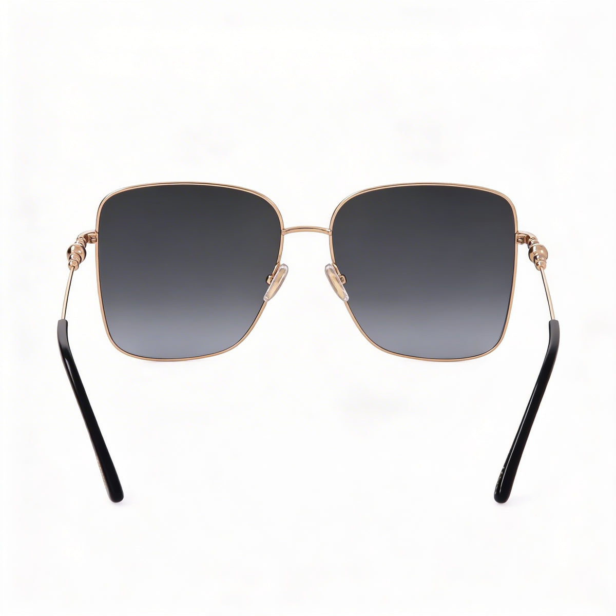 Jimmy Choo Hester/S Black Gold Square Sunglasses for Women, 59mm, Photo 3