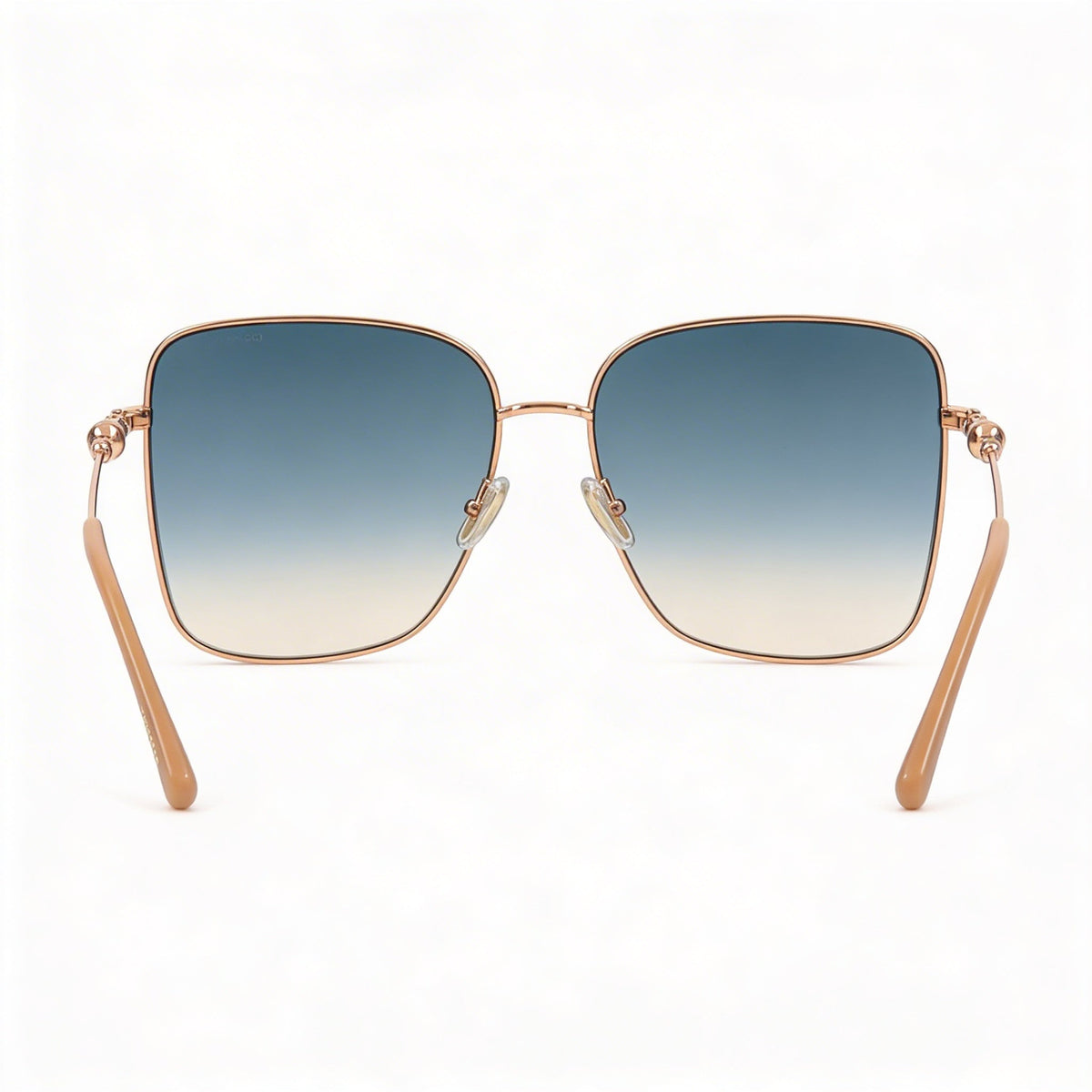 Jimmy Choo Hester/S Gold Nude Square Sunglasses for Women, 59mm, Photo 3