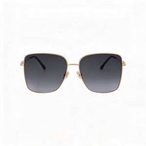 Jimmy Choo Hester/S Square Sunglasses for Women — front view, Stainless Steel frame