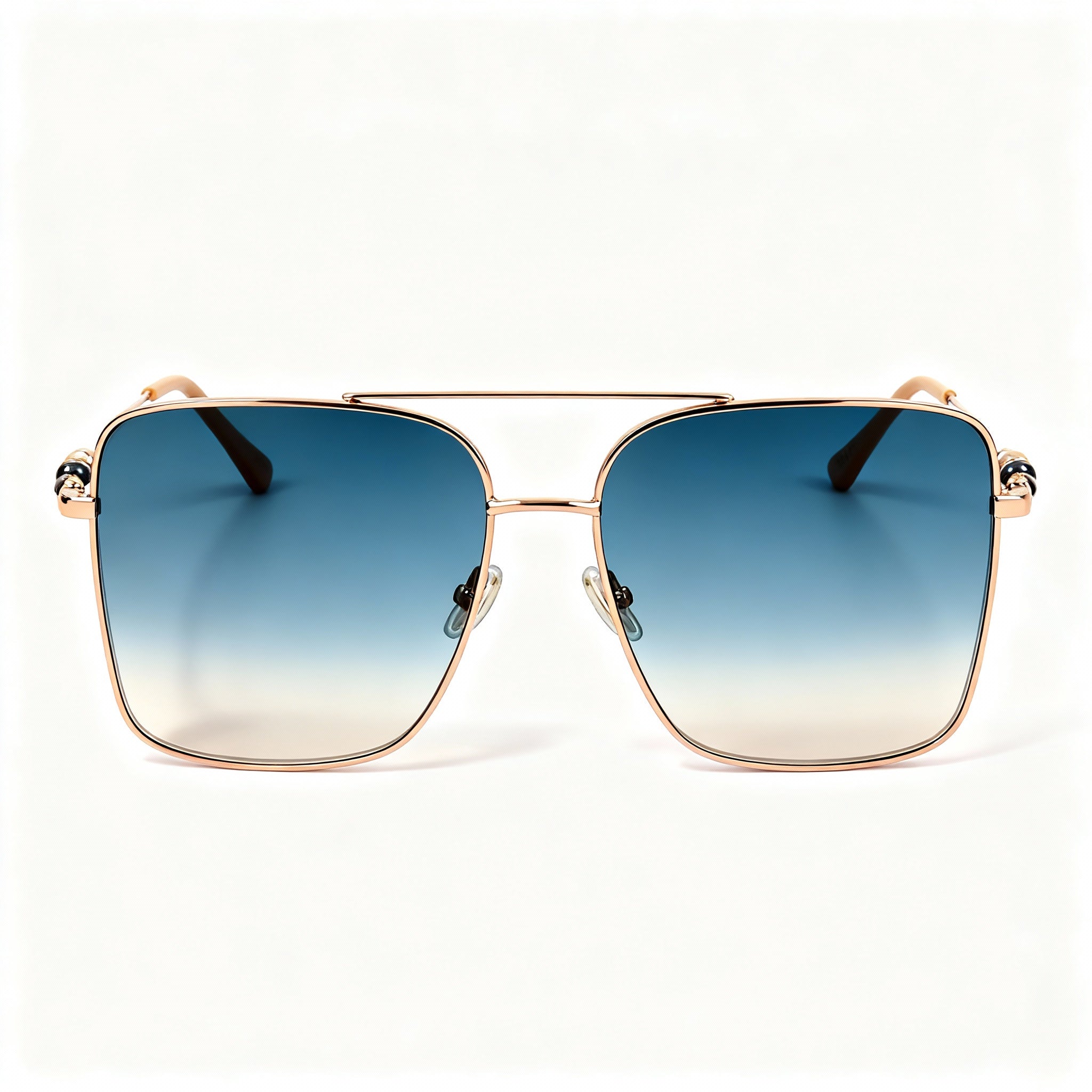 Gafas de sol cuadradas Jimmy Choo Hester/S doradas nude para mujer, 59 mm, Photo 2